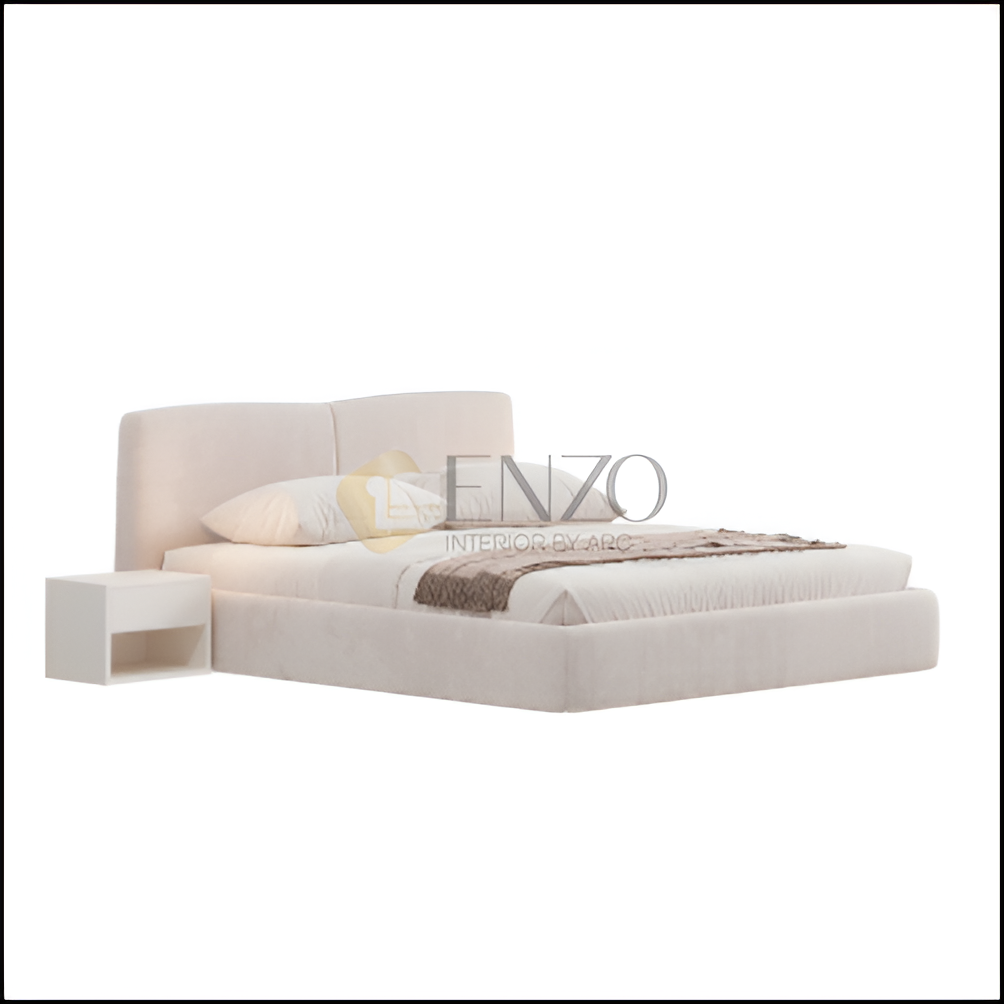 Snow Boucle Bed | King Size Bed | Modern Design & Ultimate Comfort