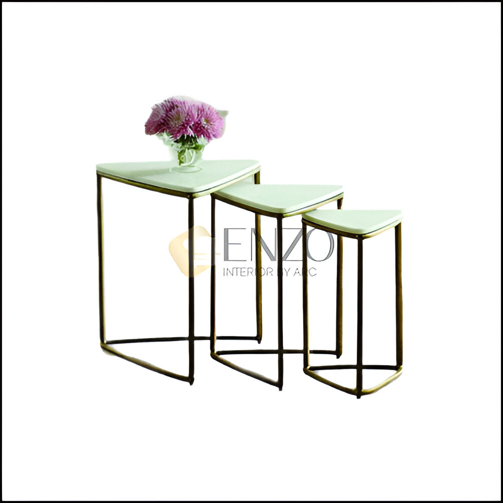 Iron and marble Side Table | Modern & Stylish Size Tables for Every Space